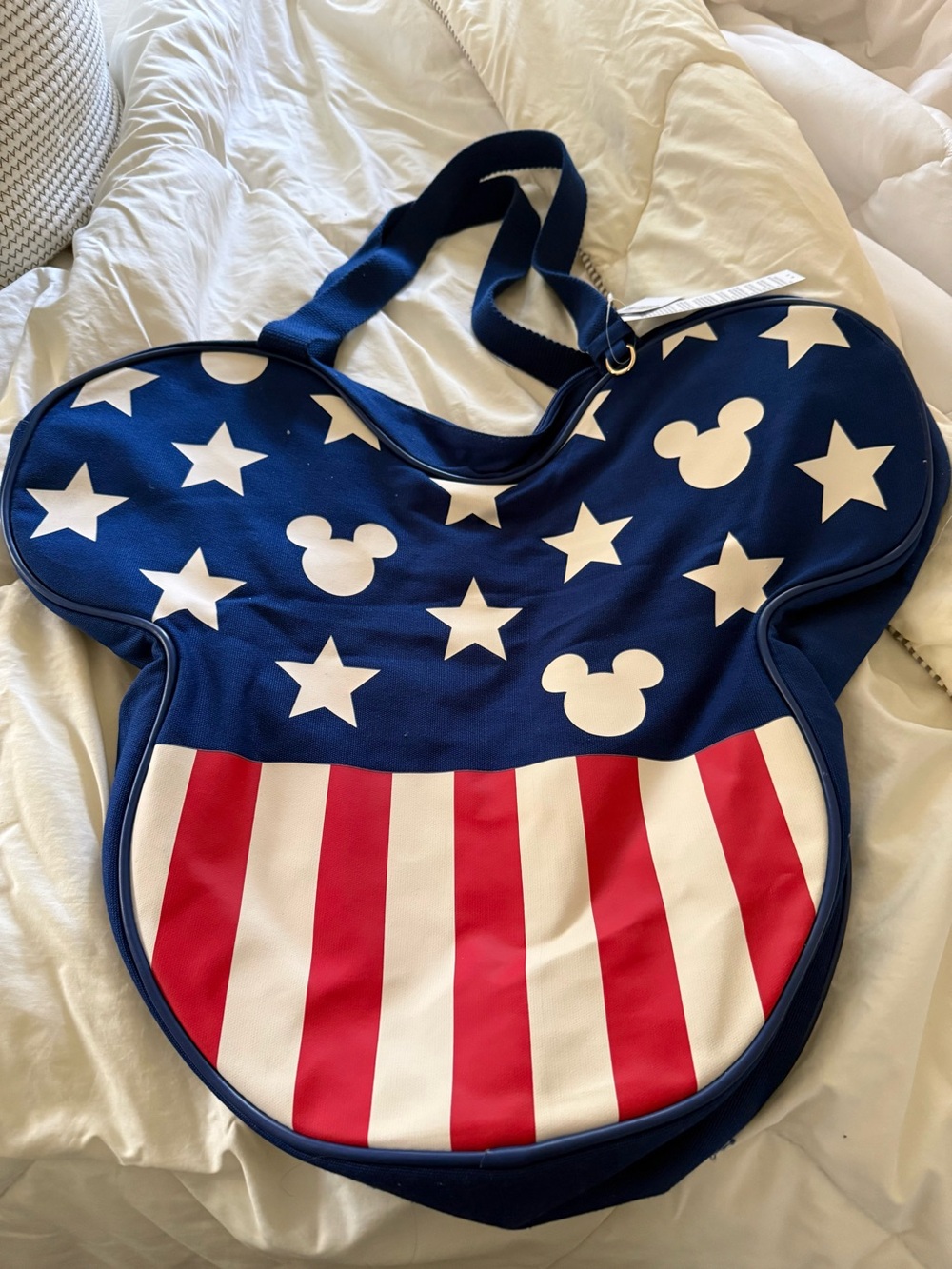 Disney Parks Mickey Star-Spangled Tote Bag